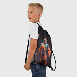 Рюкзак-мешок FREEMAN ФРИМАН HALF LIFE Z, цвет: 3D-принт — фото 2