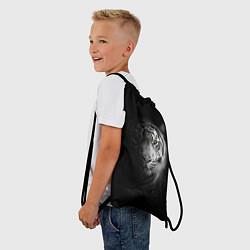 Рюкзак-мешок БЕЛЫЙ ТИГР, цвет: 3D-принт — фото 2