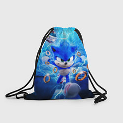 Рюкзак-мешок SONIC СИНИЙ ЁЖ Z, цвет: 3D-принт