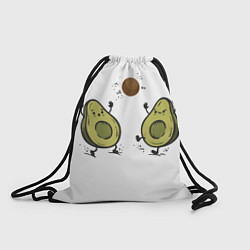 Рюкзак-мешок Любимые авокадо, цвет: 3D-принт