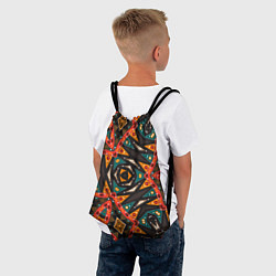 Рюкзак-мешок Абстрактный арабский узор, цвет: 3D-принт — фото 2