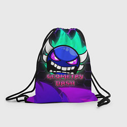 Рюкзак-мешок Geometry Dash Neon, цвет: 3D-принт