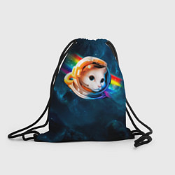 Рюкзак-мешок Котик Космонавт, цвет: 3D-принт