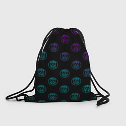 Рюкзак-мешок PSG NEON ПСЖ НЕОН, цвет: 3D-принт