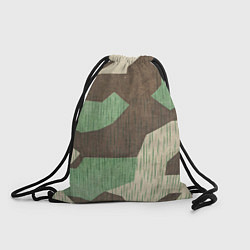 Рюкзак-мешок Камуфляж хаки армейский, цвет: 3D-принт