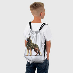 Рюкзак-мешок Служебная собака К9 K9, цвет: 3D-принт — фото 2