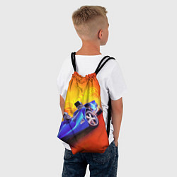 Рюкзак-мешок Hot Wheels Хот Вилс, цвет: 3D-принт — фото 2