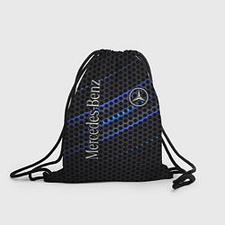 Рюкзак-мешок MERCEDES LOGO NEON, цвет: 3D-принт