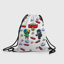 Рюкзак-мешок BRAWL STARS STICKERBOMBIG, цвет: 3D-принт
