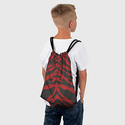Рюкзак-мешок Красная шкура тигра, цвет: 3D-принт — фото 2
