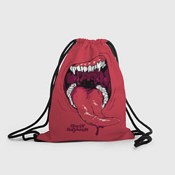 Рюкзак-мешок Пасть красного хищника, цвет: 3D-принт