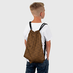 Рюкзак-мешок Brown & Gold, цвет: 3D-принт — фото 2