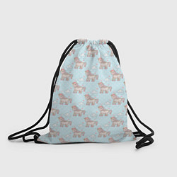 Рюкзак-мешок Маленькие единороги, цвет: 3D-принт