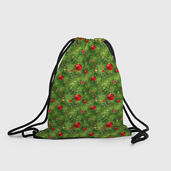 Рюкзак-мешок Зелёная Ёлка, цвет: 3D-принт