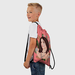 Рюкзак-мешок Нарисованная Лана, цвет: 3D-принт — фото 2