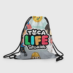 Рюкзак-мешок Toca Life: Stories, цвет: 3D-принт