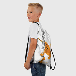 Рюкзак-мешок Китайский тигр, цвет: 3D-принт — фото 2