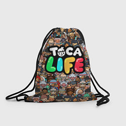 Рюкзак-мешок Toca Life, цвет: 3D-принт