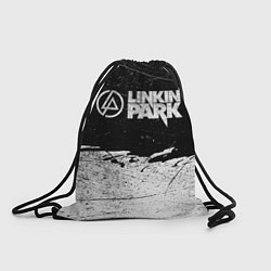 Мешок для обуви Линкин Парк Лого Рок ЧБ Linkin Park Rock