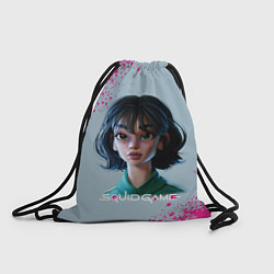 Рюкзак-мешок 067 Розовые брызги, цвет: 3D-принт