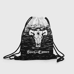 Рюкзак-мешок Чёрный клевер: Бык, цвет: 3D-принт