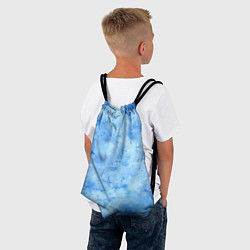 Рюкзак-мешок Красочная синева, цвет: 3D-принт — фото 2