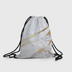 Рюкзак-мешок Золото на белом, цвет: 3D-принт