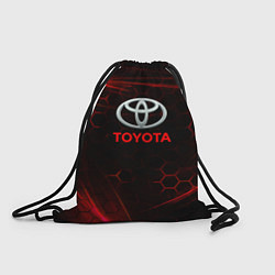 Рюкзак-мешок Toyota Неоновые соты, цвет: 3D-принт