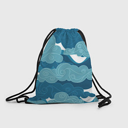 Рюкзак-мешок Облака Греции, цвет: 3D-принт