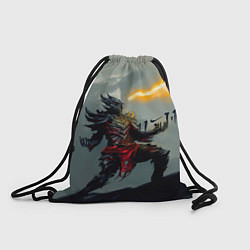 Рюкзак-мешок Dragonborne is here, цвет: 3D-принт