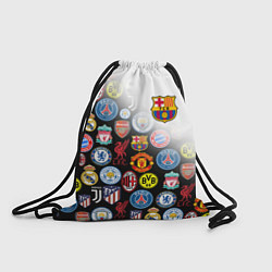 Рюкзак-мешок FC BARCELONA LOGOBOMBING, цвет: 3D-принт