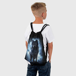 Рюкзак-мешок ВОЛК БРОДЯГА, цвет: 3D-принт — фото 2