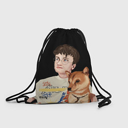 Рюкзак-мешок Бульвар Депо с пёсиком, цвет: 3D-принт