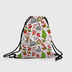 Рюкзак-мешок Новый Год!, цвет: 3D-принт