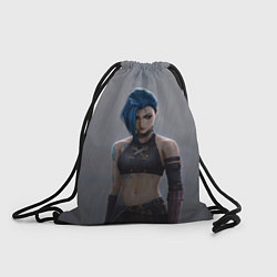 Рюкзак-мешок Джинкс под дождём, цвет: 3D-принт