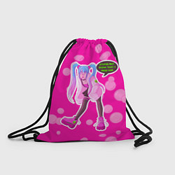 Рюкзак-мешок Ашникко в пузырях, цвет: 3D-принт