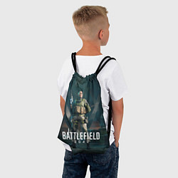 Рюкзак-мешок Battlefield 2042 - Мария Фальк арт, цвет: 3D-принт — фото 2