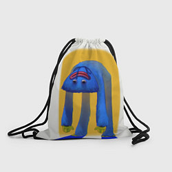 Рюкзак-мешок Poppy Playtime: Huggy Wuggy, цвет: 3D-принт
