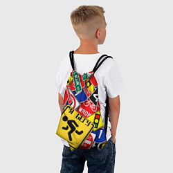 Рюкзак-мешок Я бегу по главной, цвет: 3D-принт — фото 2