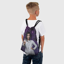 Рюкзак-мешок Ольга Бузова -она такая одна!, цвет: 3D-принт — фото 2