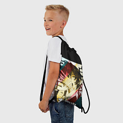 Рюкзак-мешок Дазай Осаму Dazai в бинтах, цвет: 3D-принт — фото 2