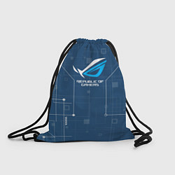 Рюкзак-мешок ROG холодный, цвет: 3D-принт