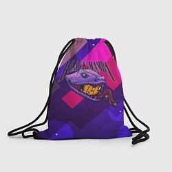 Рюкзак-мешок Black mamba Черная мамба, цвет: 3D-принт