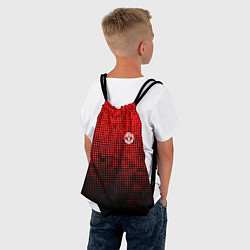 Рюкзак-мешок MU red-black, цвет: 3D-принт — фото 2