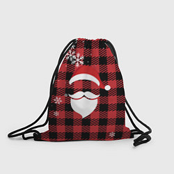 Рюкзак-мешок Новогодний Санта, цвет: 3D-принт