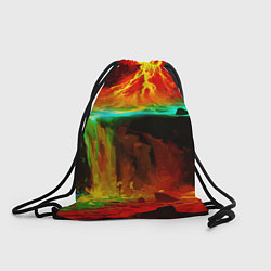 Рюкзак-мешок Кратер Вулкана, цвет: 3D-принт