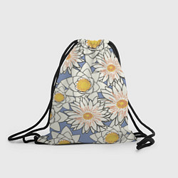 Рюкзак-мешок Растение Ромашки, цвет: 3D-принт