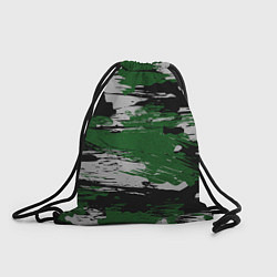 Рюкзак-мешок Green Paint Splash, цвет: 3D-принт