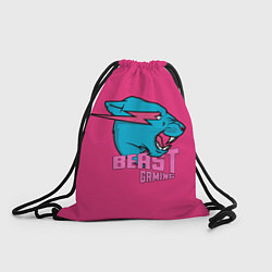 Рюкзак-мешок Mr Beast Gaming Full Print Pink edition, цвет: 3D-принт