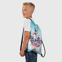 Рюкзак-мешок Снегири!, цвет: 3D-принт — фото 2